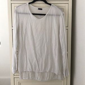 W by Wilt Semi Sheer Long Sleeve Top M